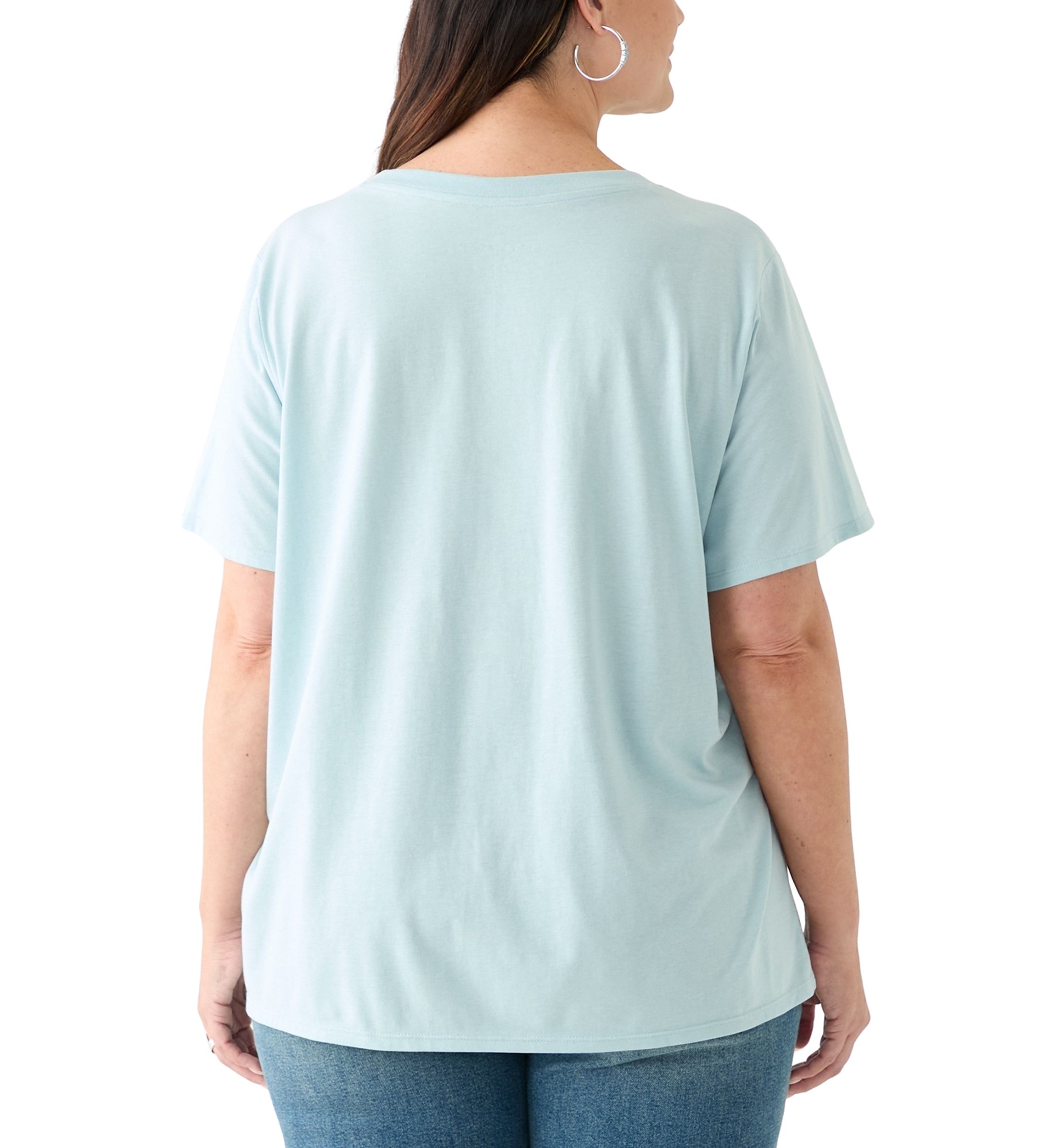 Plus Size Flower Boot Graphic T-Shirt 