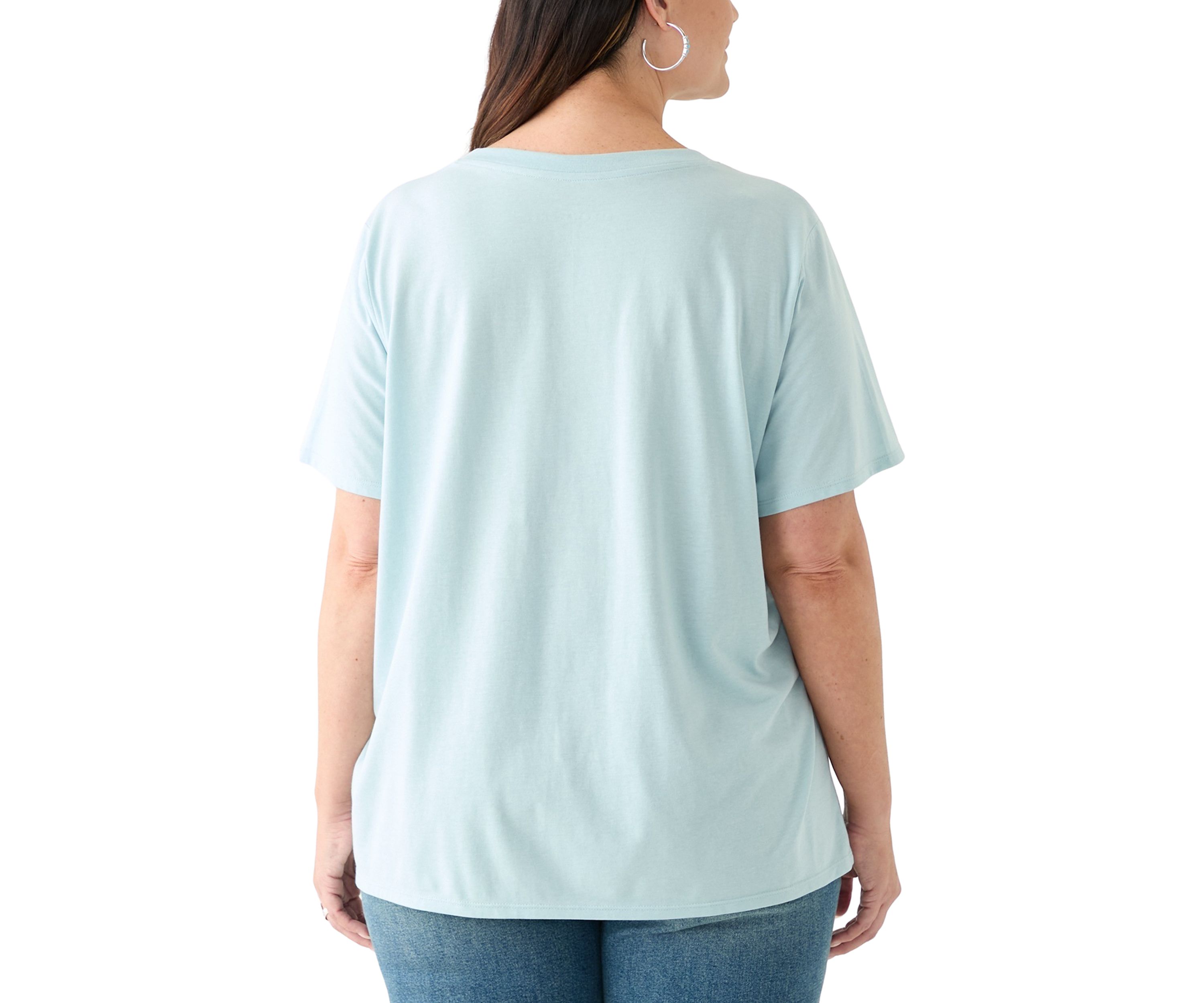 Plus Size Flower Boot Graphic T-Shirt 