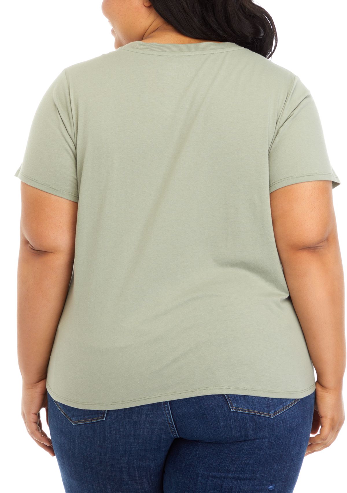 Plus Size Skynard Flowers Graphic T-Shirt