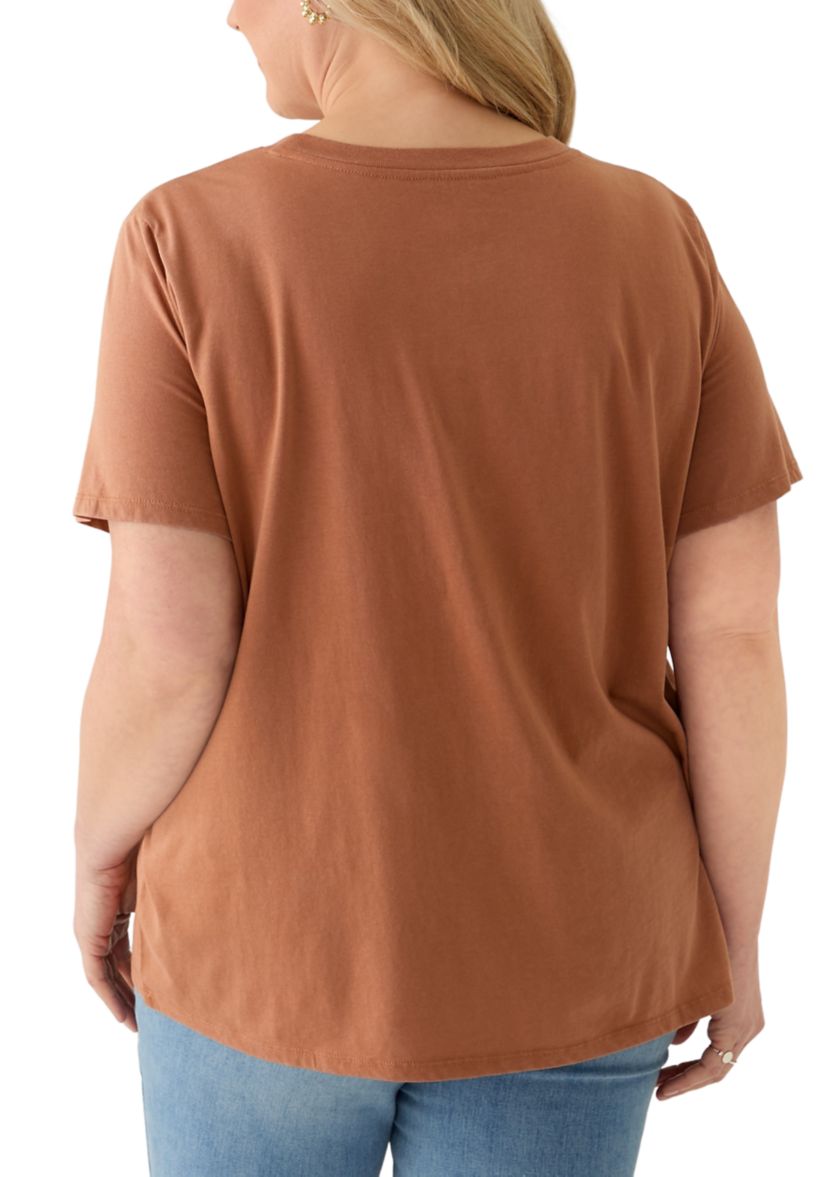 Plus Size Grand Canyon Mineral Wash Graphic T-Shirt