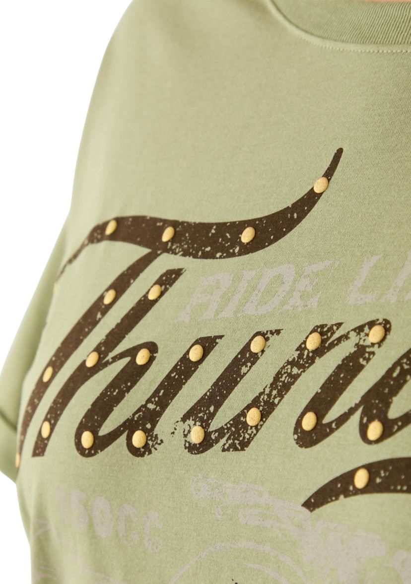Plus Size Classic Thunder Burnout Graphic T-Shirt