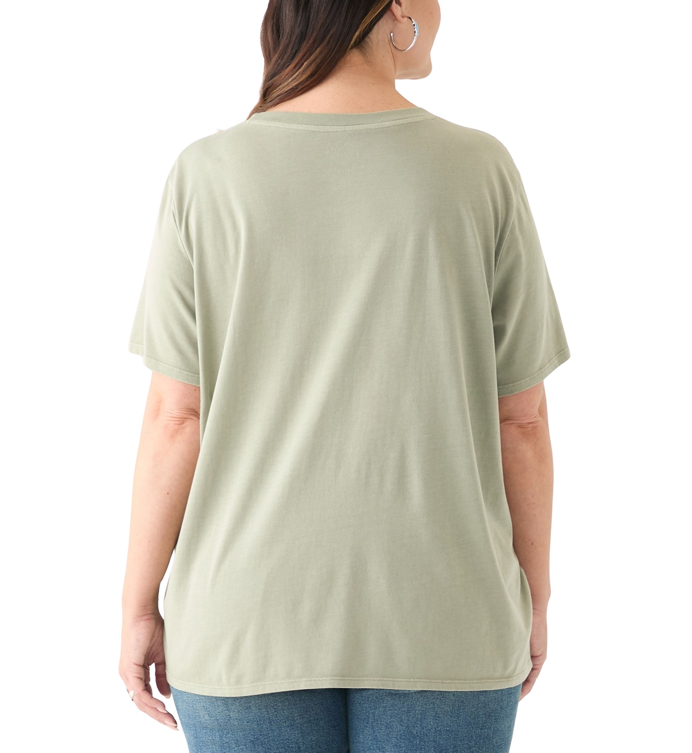 Plus Size Joshua Tree Pigment Dyed Graphic T-Shirt 
