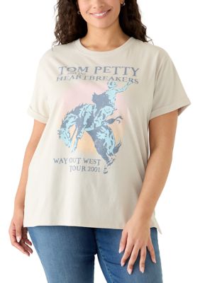 Hybrid Promotions Women's Plus Size Tom Petty Heartbreakers Way Out West T-Shirt