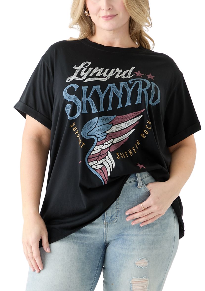 Plus Size Lynyrd Skynyrd Tour Graphic T-Shirt 