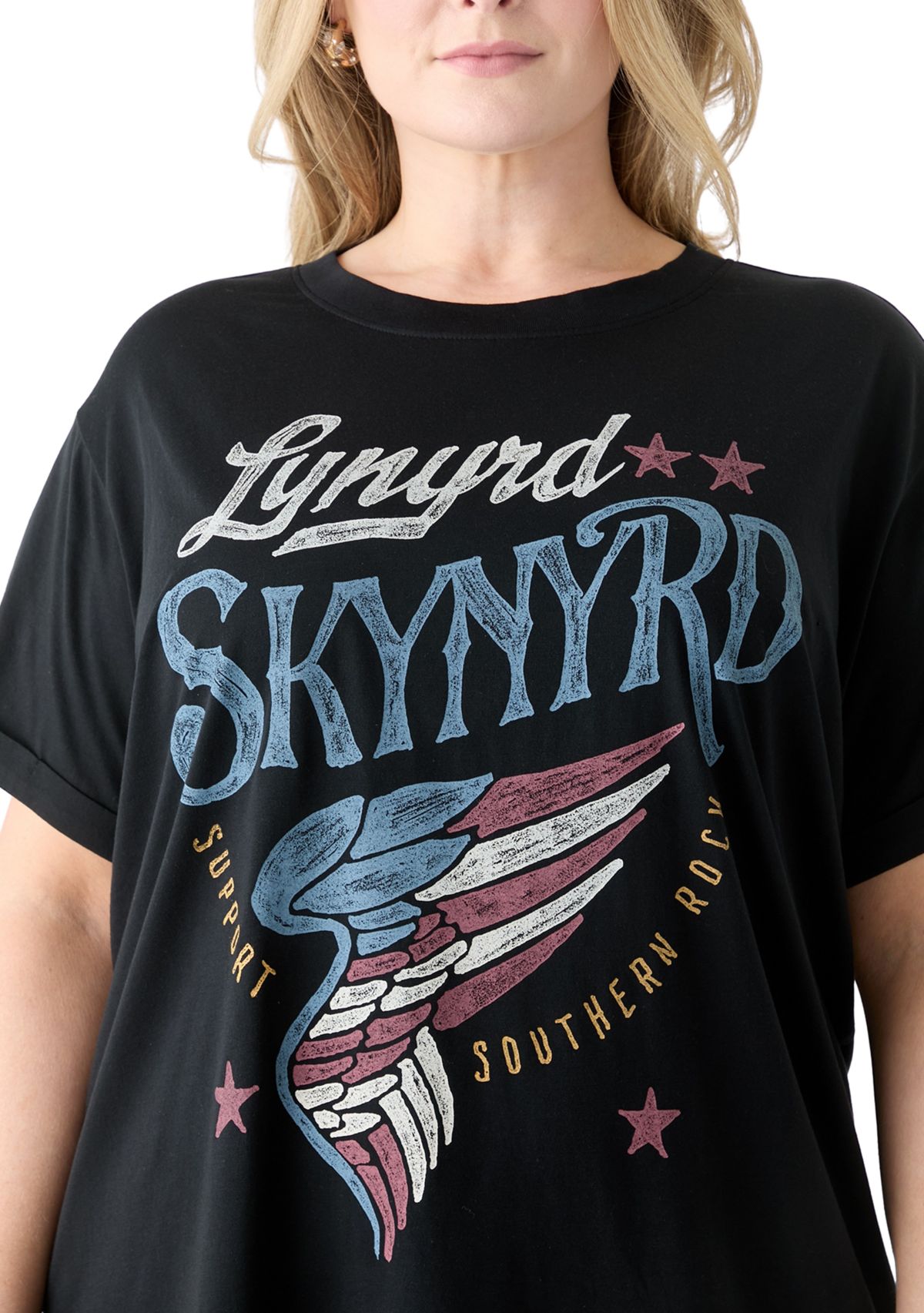 Plus Size Lynyrd Skynyrd Tour Graphic T-Shirt 