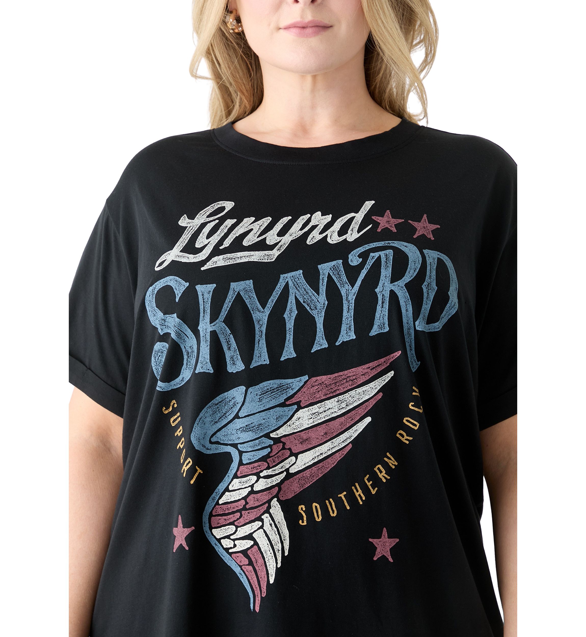 Plus Size Lynyrd Skynyrd Tour Graphic T-Shirt 