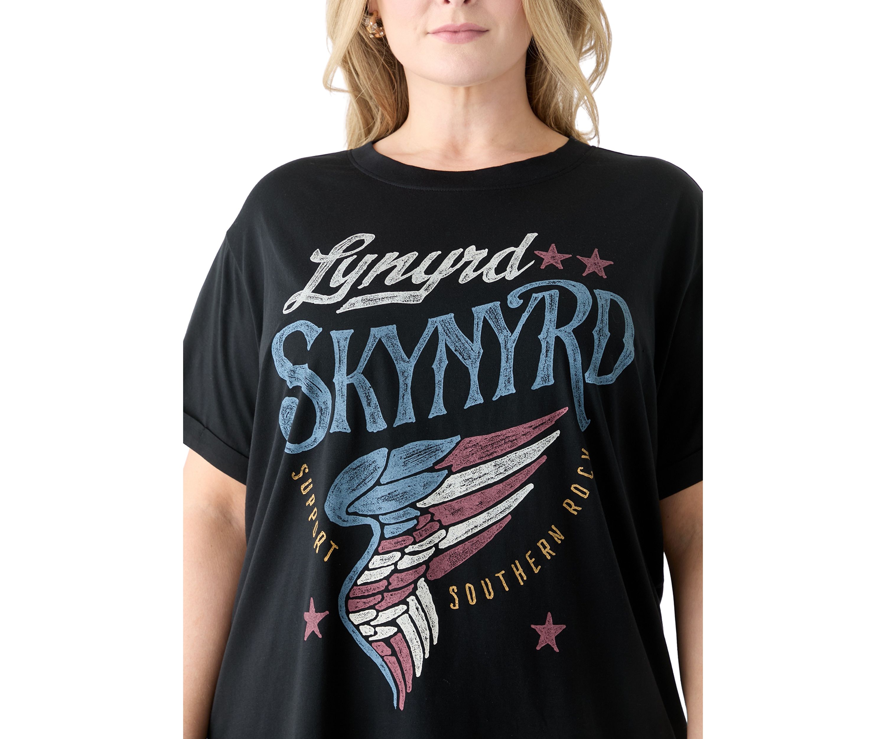 Plus Size Lynyrd Skynyrd Tour Graphic T-Shirt 