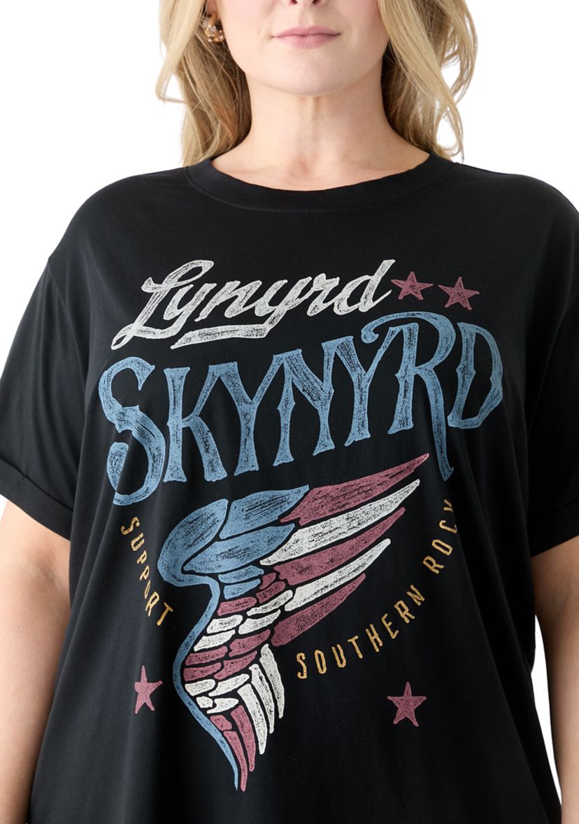 Plus Size Lynyrd Skynyrd Tour Graphic T-Shirt 