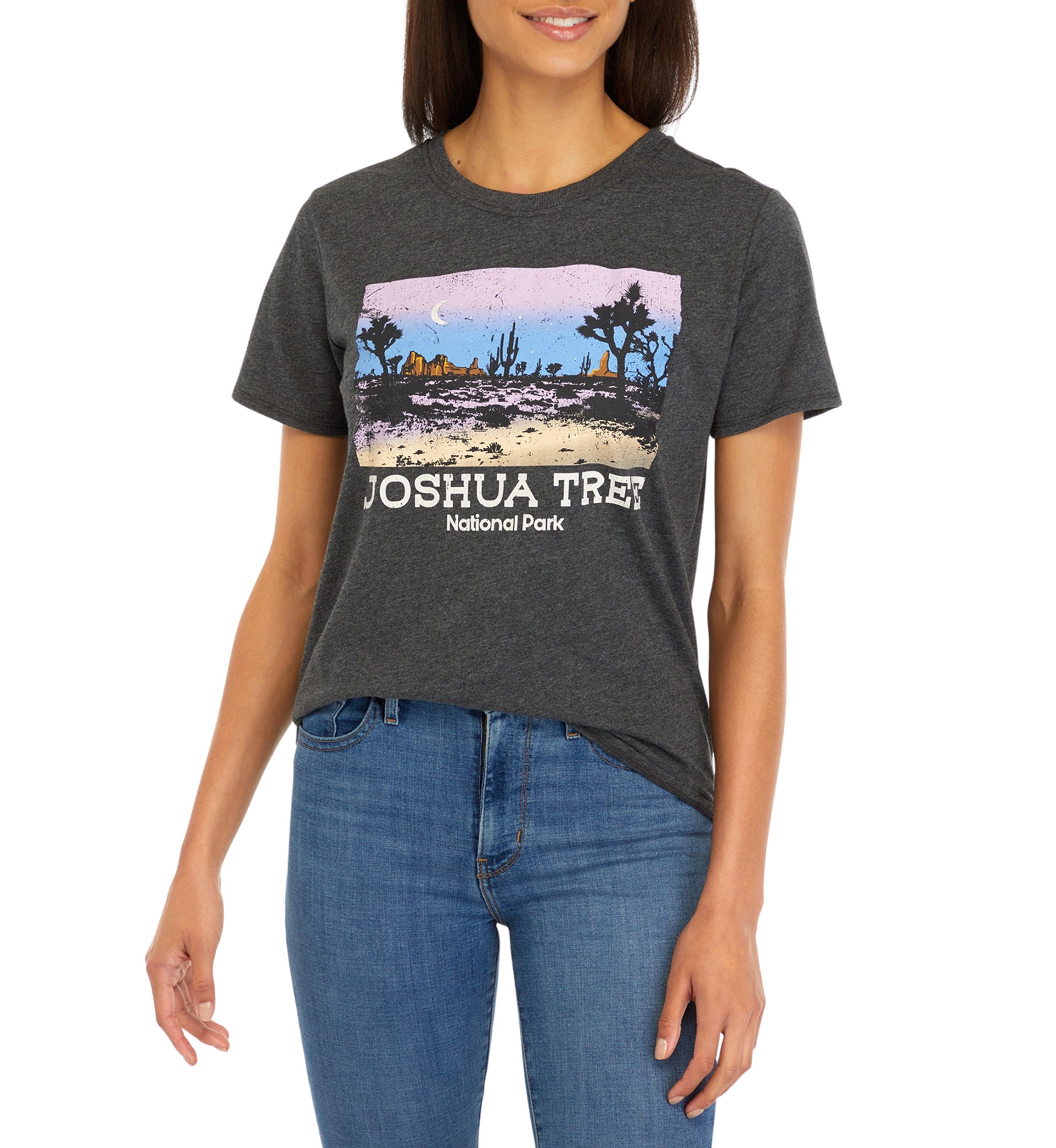 Juniors Joshua Tree Graphic T-Shirt