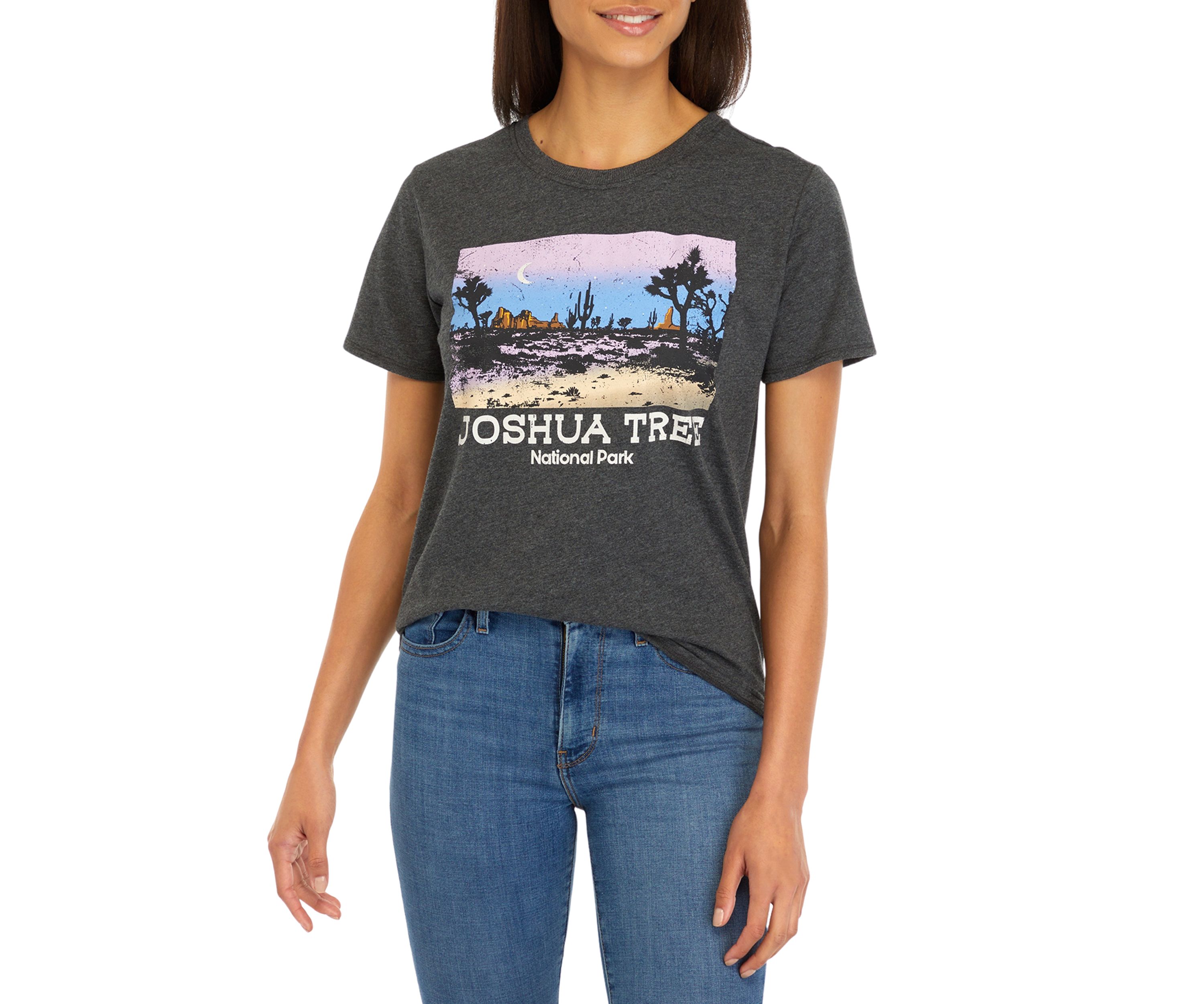 Juniors Joshua Tree Graphic T-Shirt
