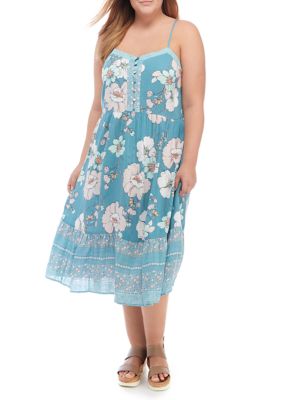 Wonderly Plus Size Sleeveless Maxi Dress | belk