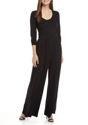 Wonderly Women's Extreme Wide Leg Jersey Jumpsuit | belk