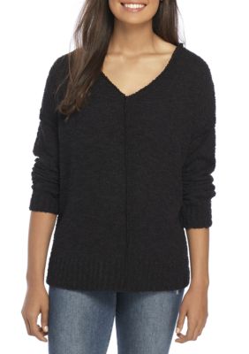 Wonderly Chunky V-Neck Pullover Sweater | belk