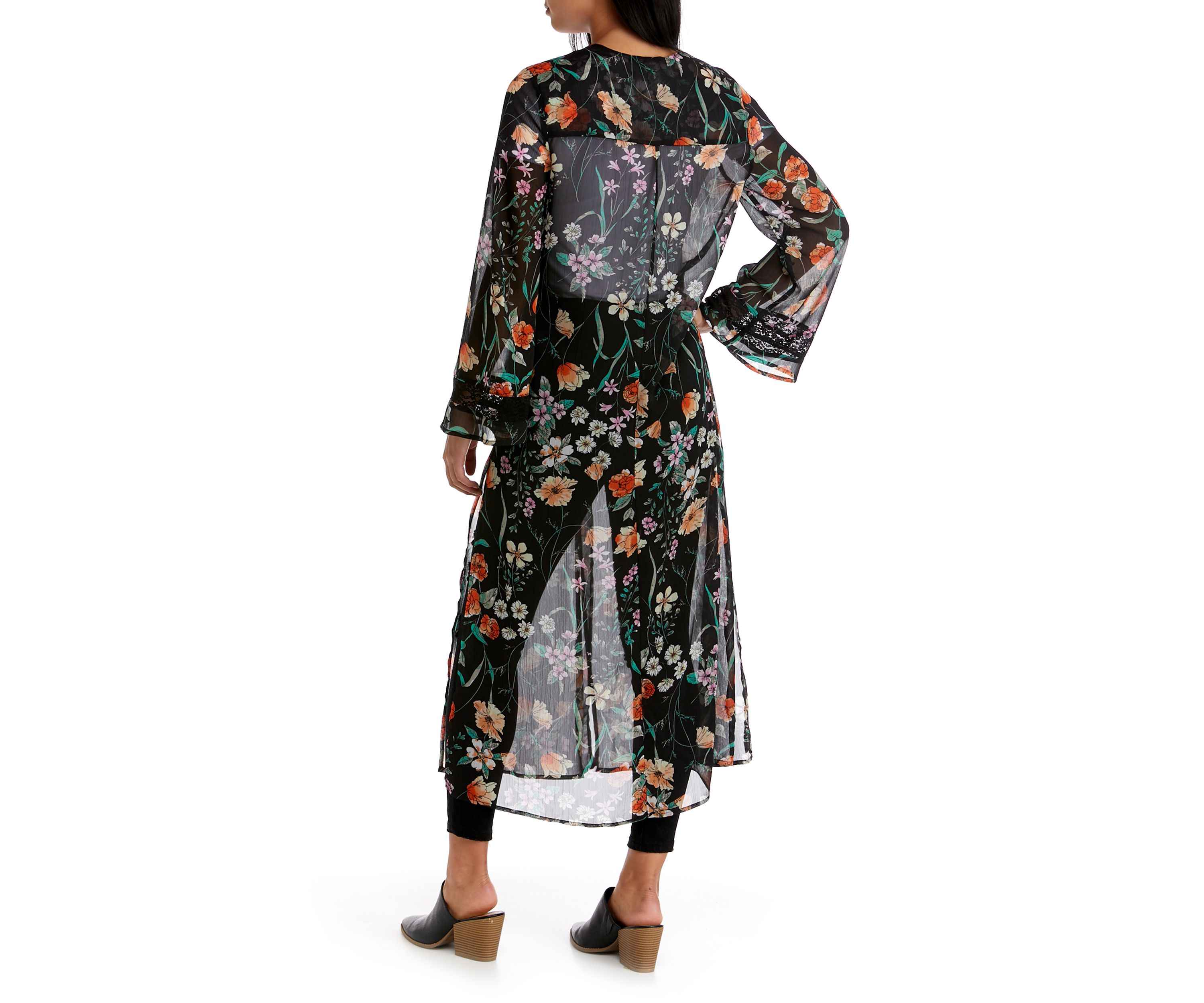 Juniors Printed Kimono