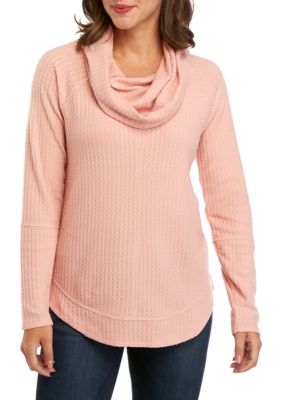 Cupio cowl outlet neck sweater