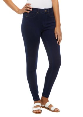 Women's Denim Jeggings with Back Pockets