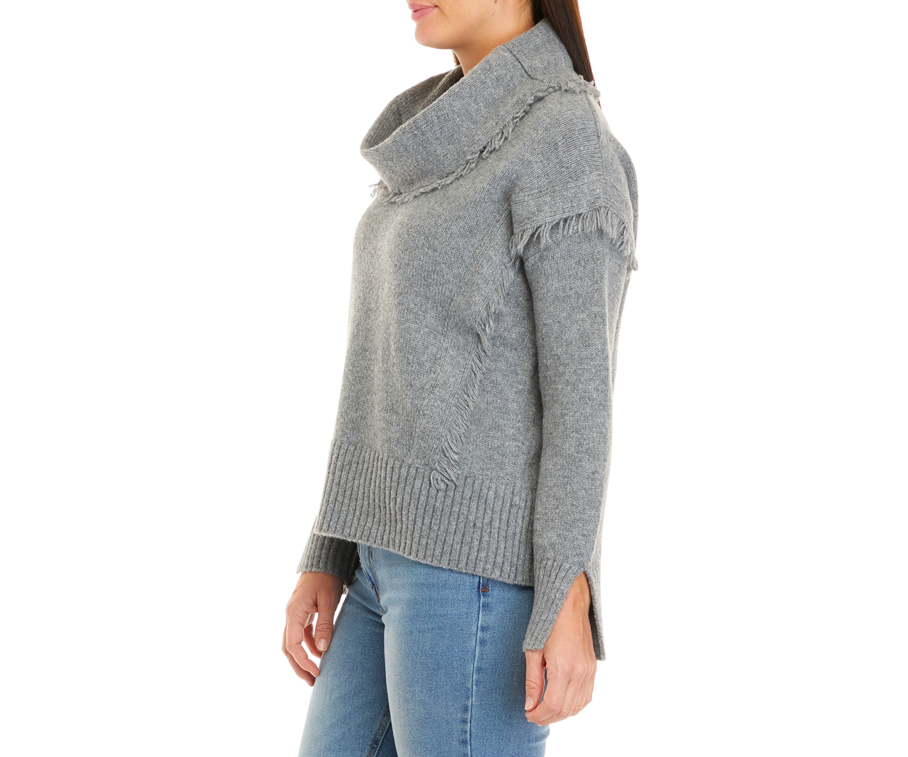 Womens Long Sleeve Cowl Neck Top