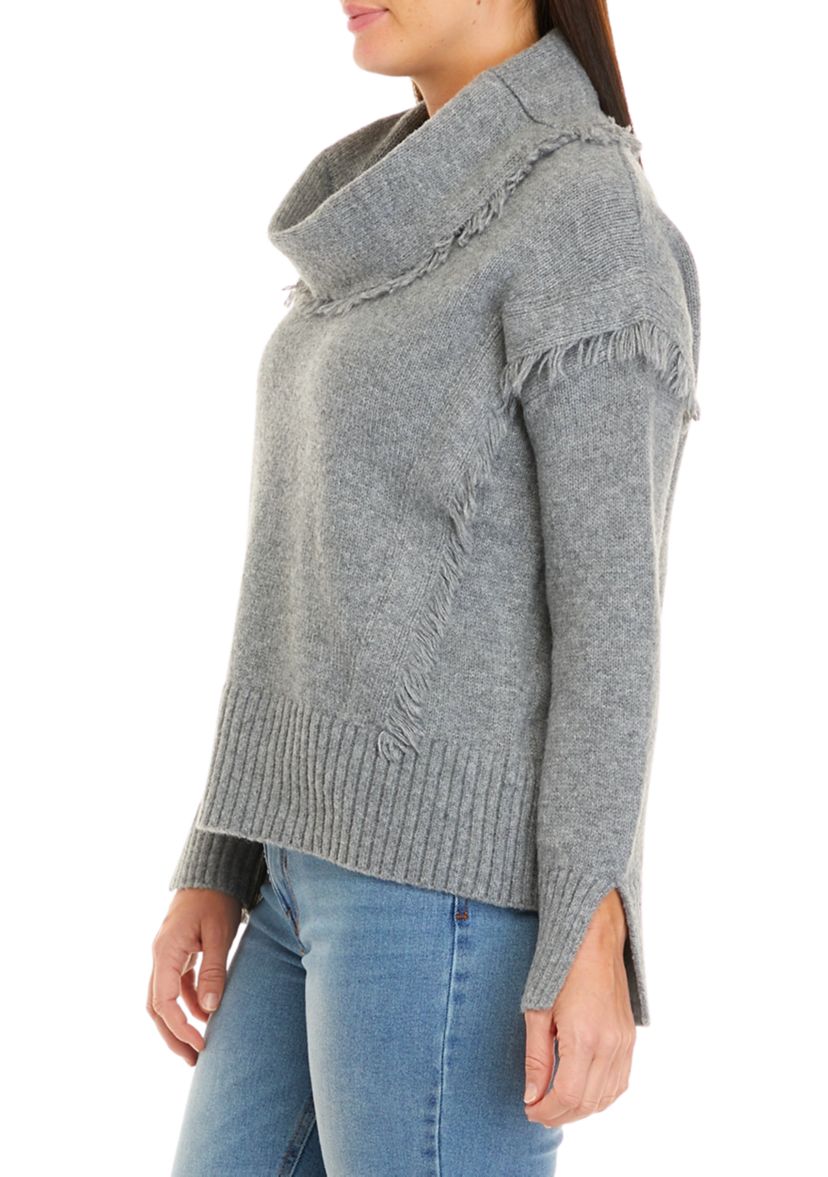 Womens Long Sleeve Cowl Neck Top