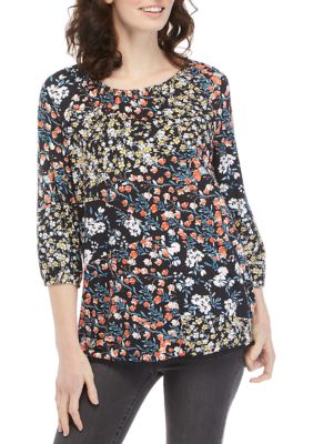 Cupio Women's 3/4 Sleeve Printed Top | belk