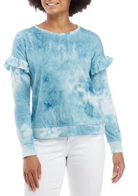 Ruffle Trim Sweatshirt