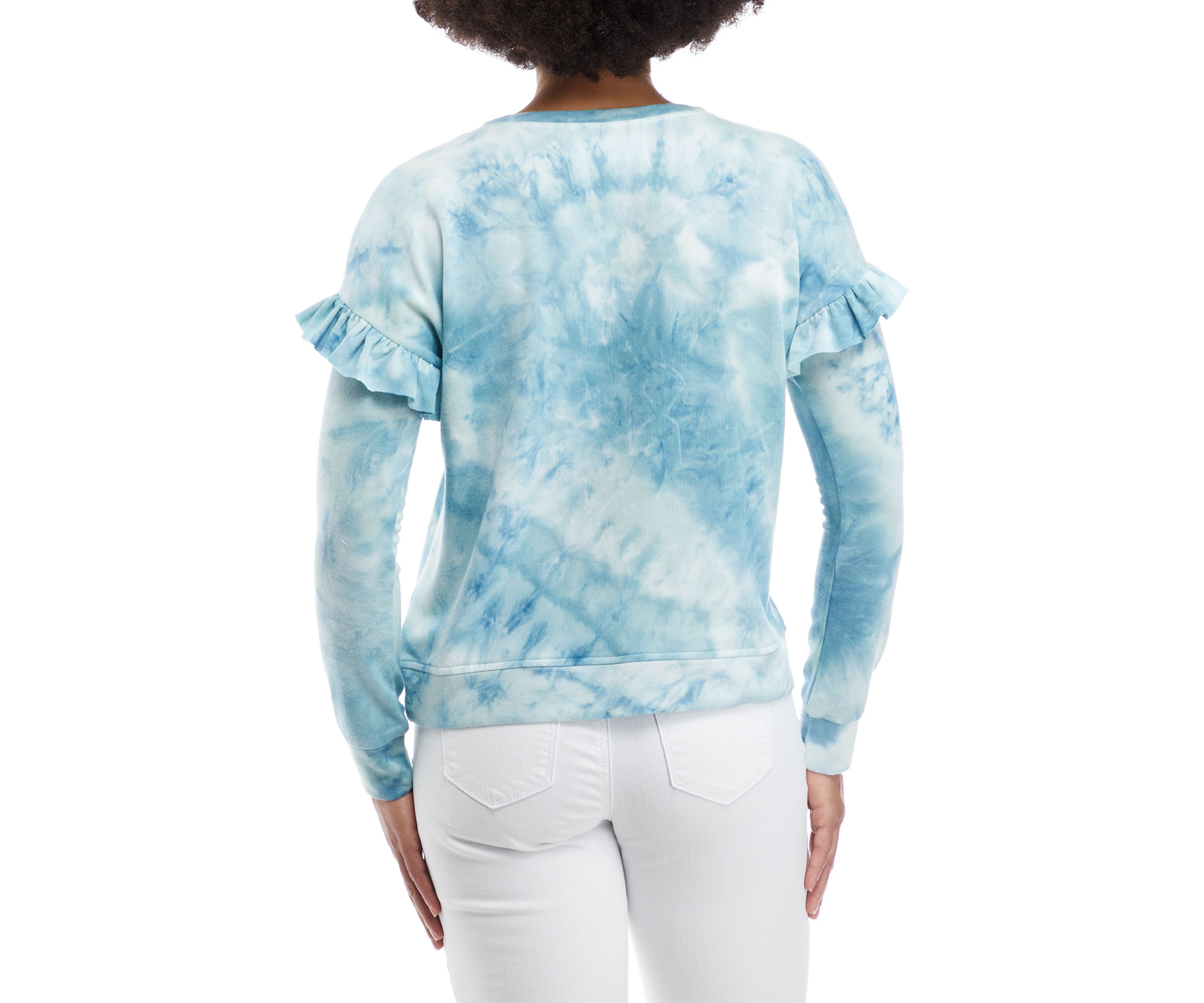 Ruffle Trim Sweatshirt