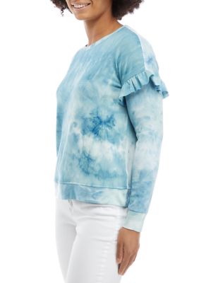 Ruffle Trim Sweatshirt