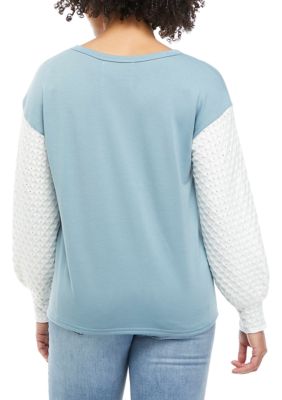 Women's Long Sleeve Crew Neck Fashion Sweater