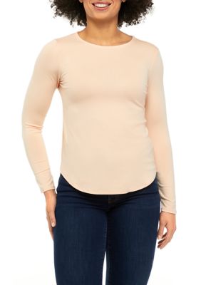 Cupio Julianna Long Sleeve Core Knit T-Shirt | belk