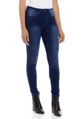 Cupio Women's Denim Jeggings with Back Pockets