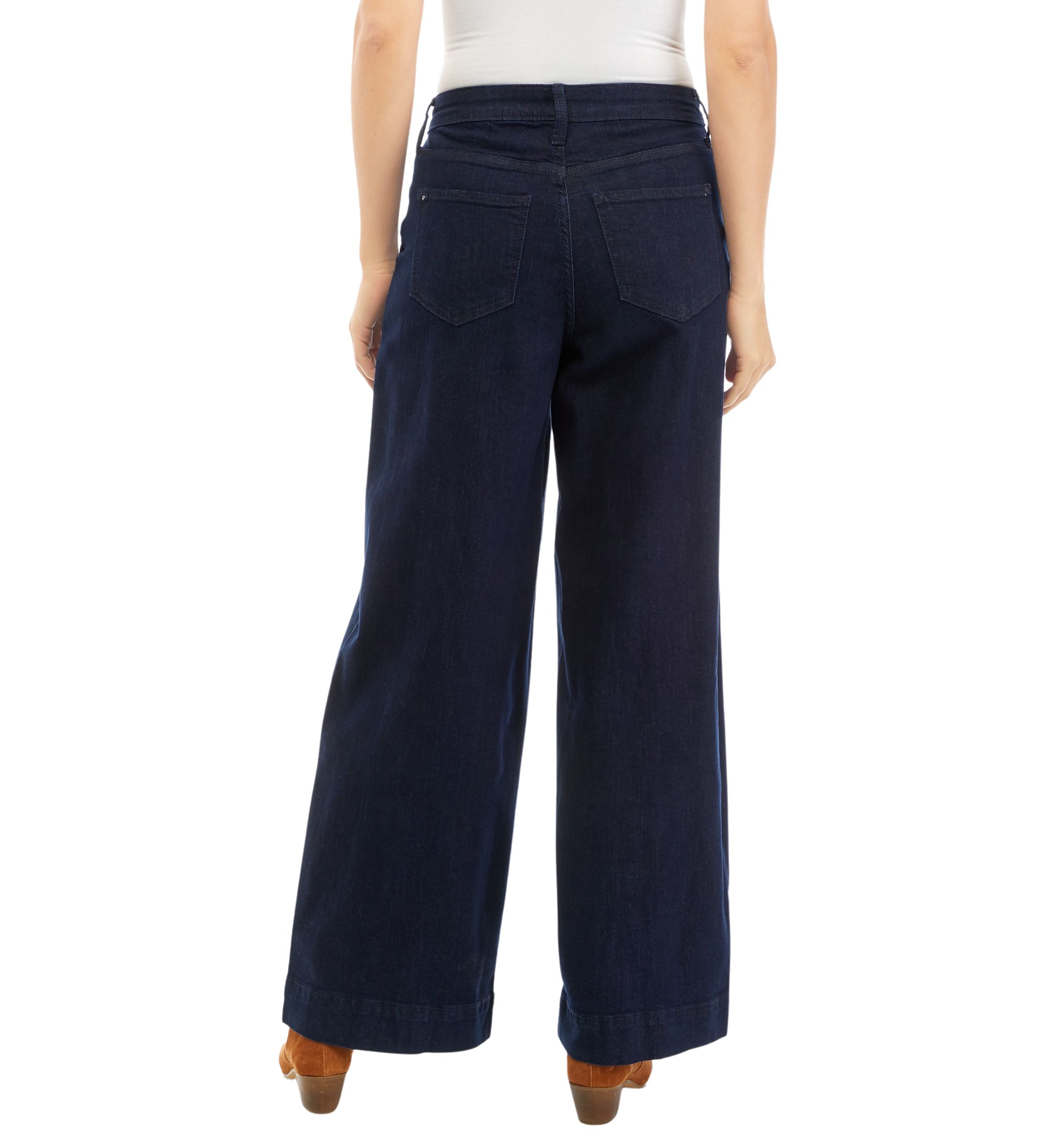 Womens Pleated High Rise Pants