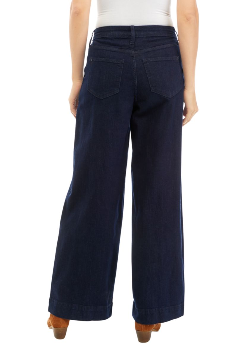 Womens Pleated High Rise Pants