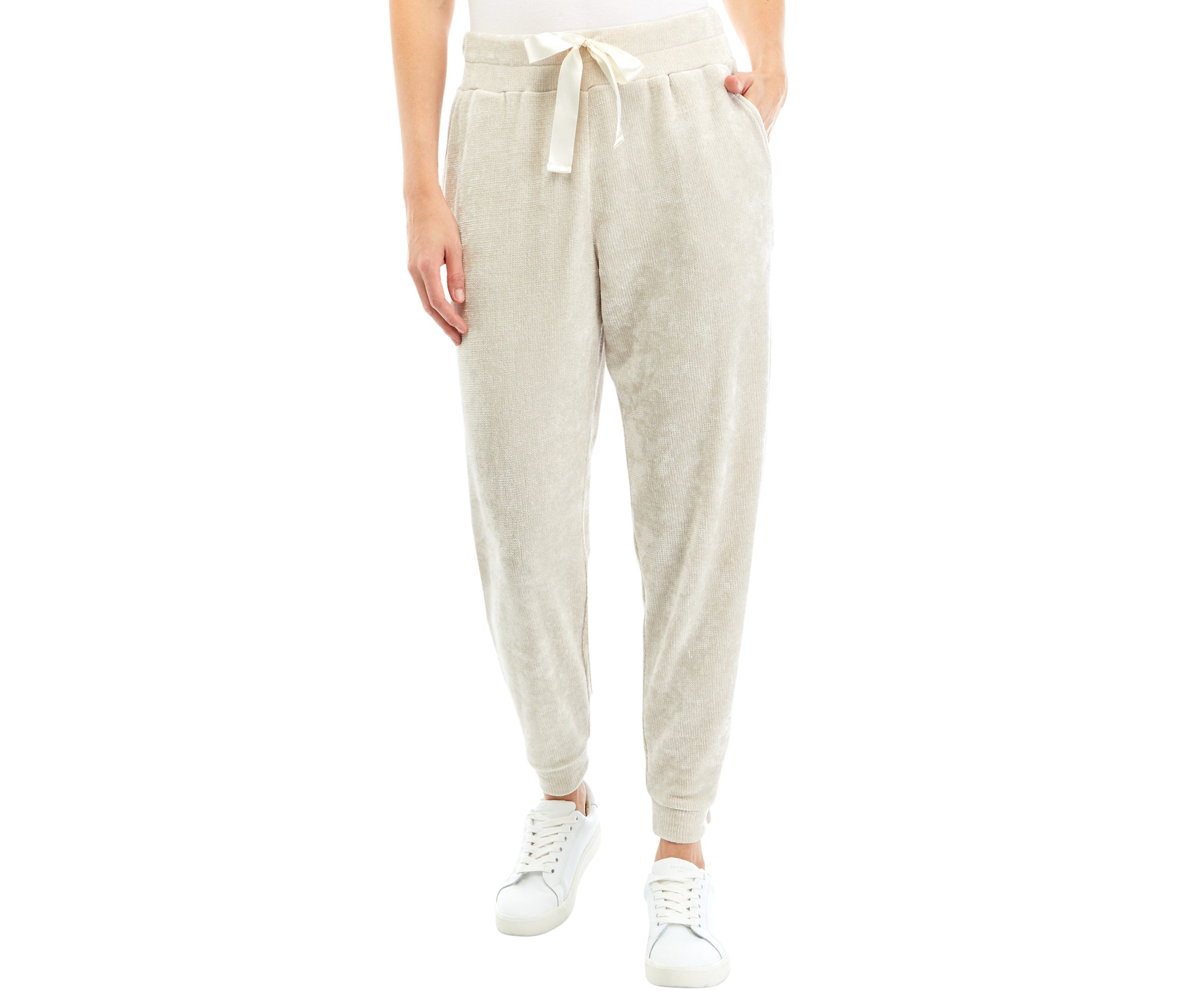 Womens Chenille Jogger Pants