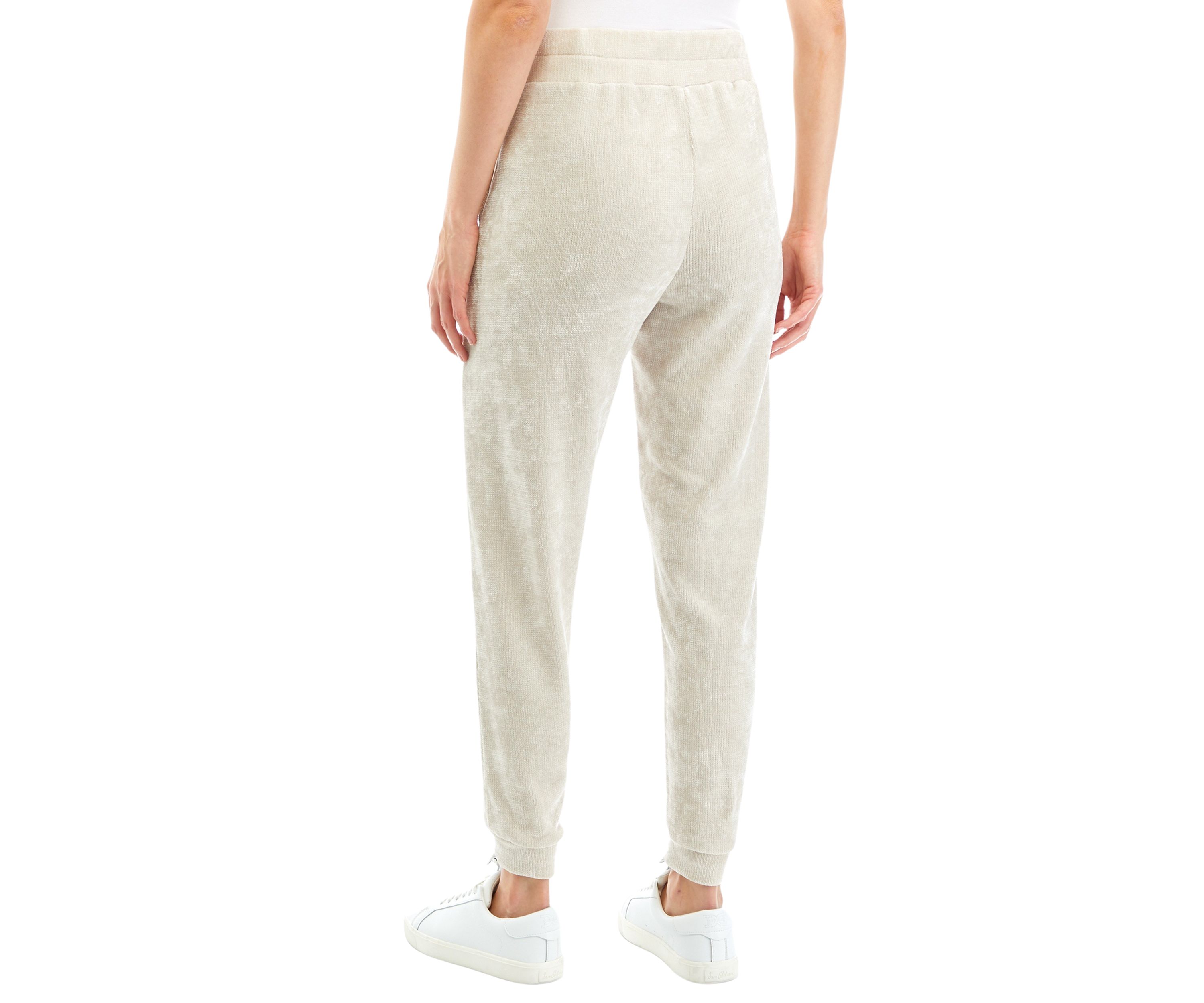 Womens Chenille Jogger Pants