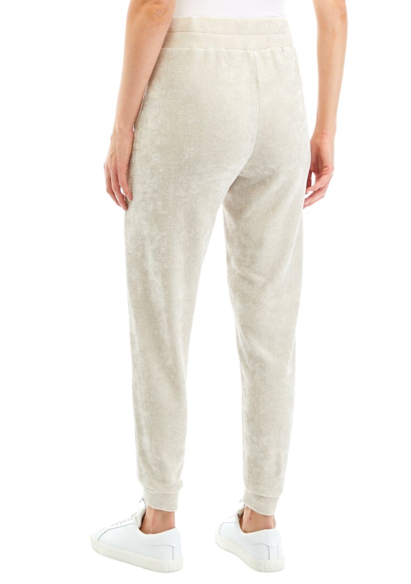Womens Chenille Jogger Pants