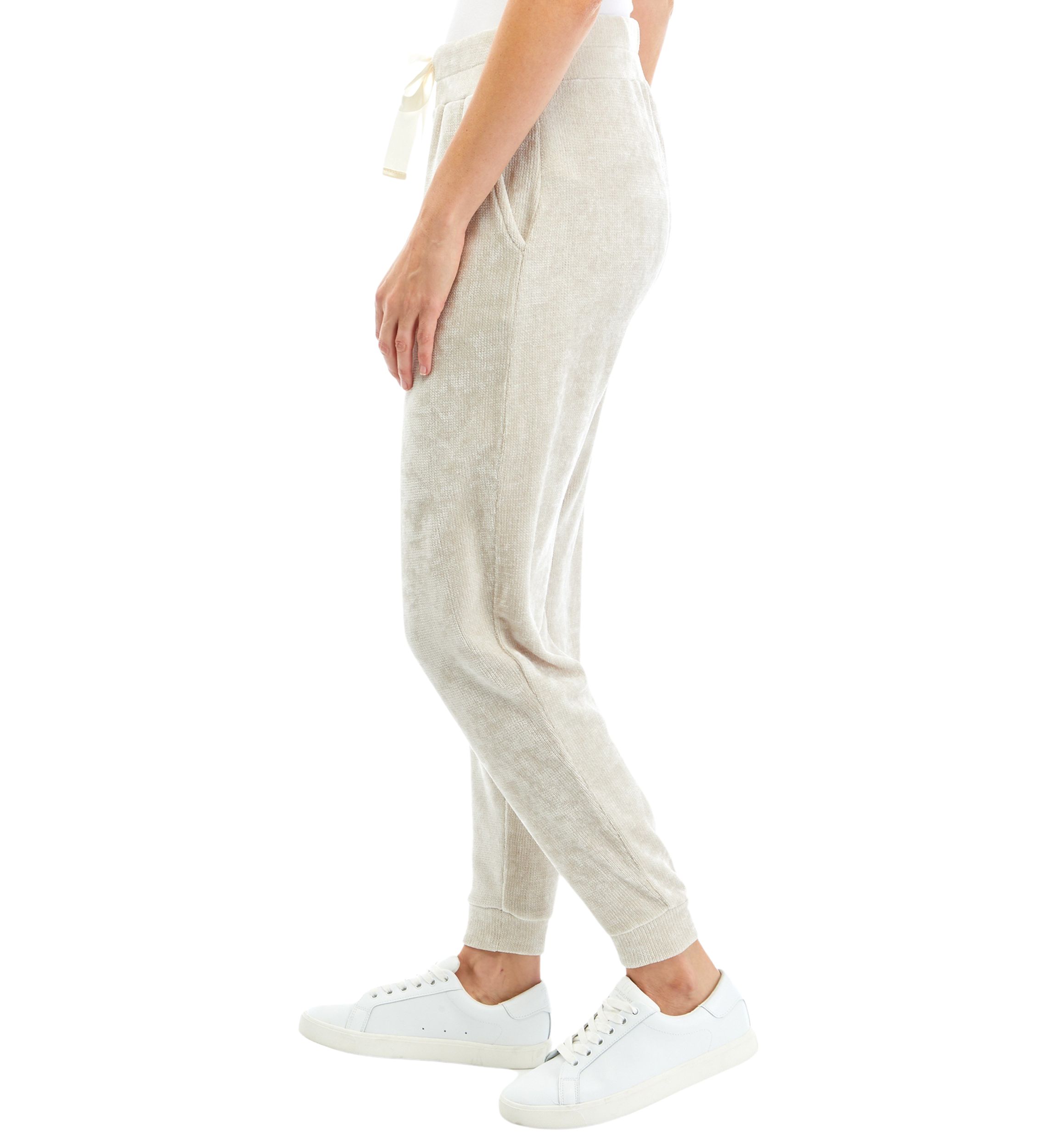 Womens Chenille Jogger Pants