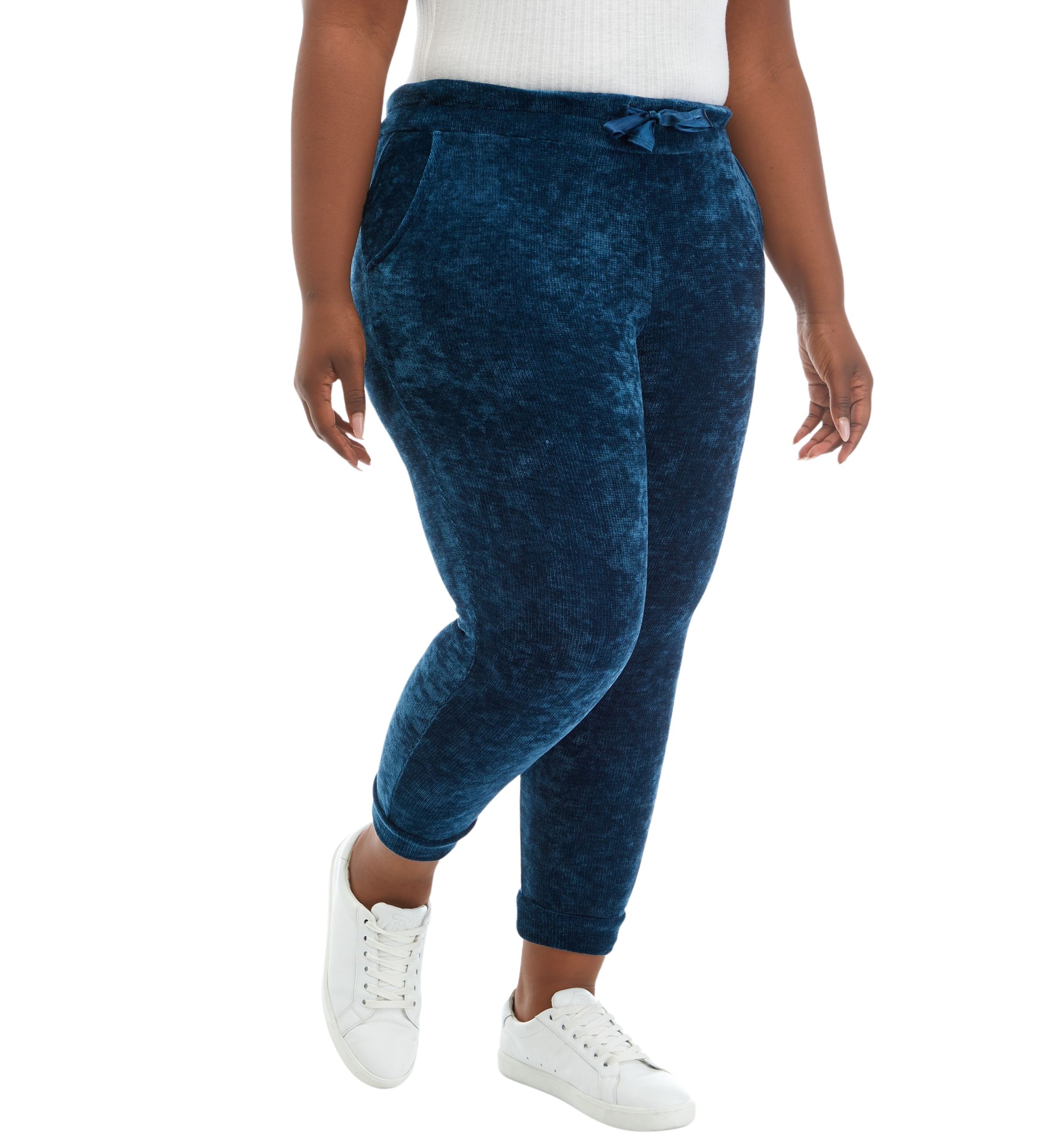 Plus Size Smocked Waistband Joggers