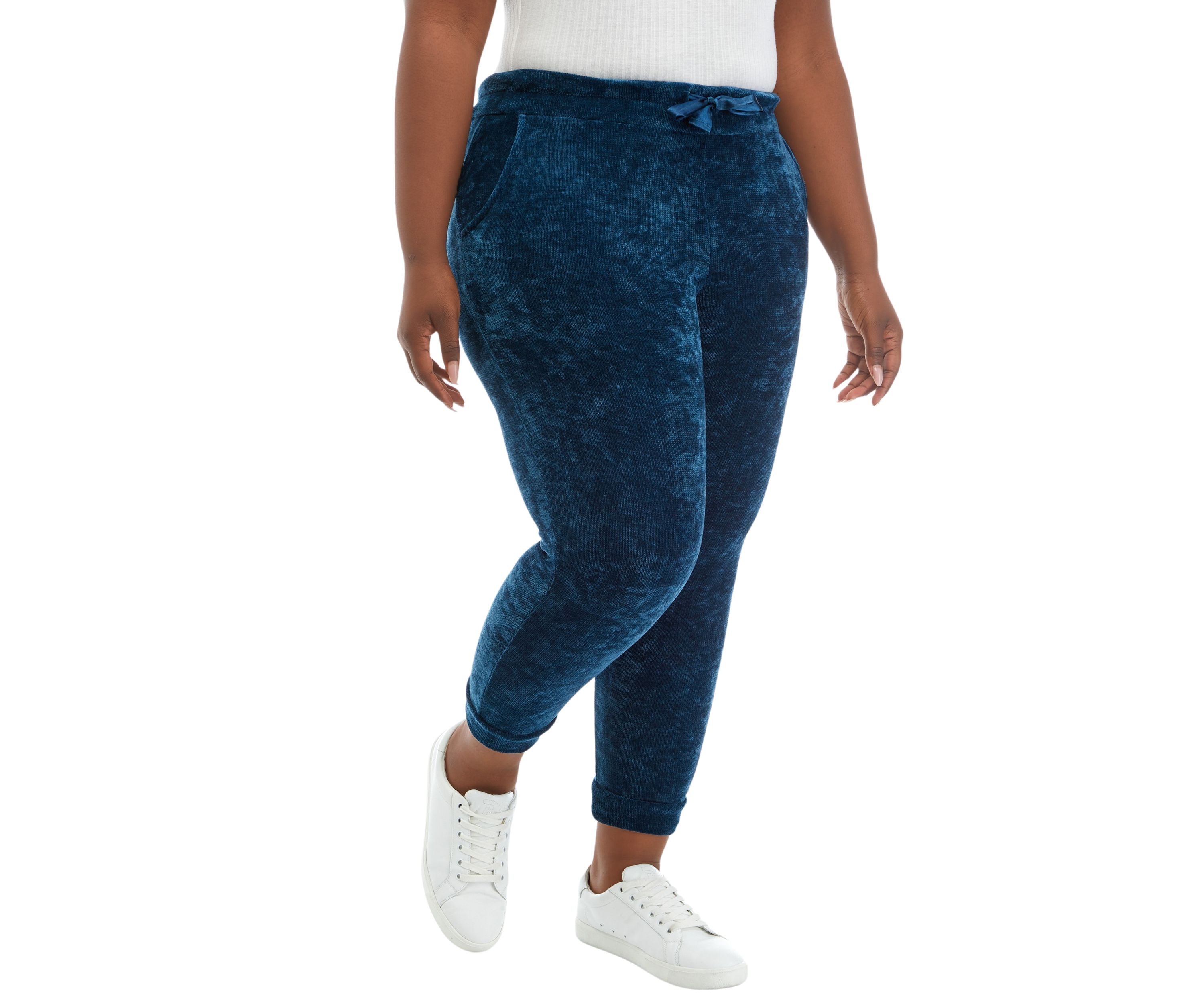Plus Size Smocked Waistband Joggers