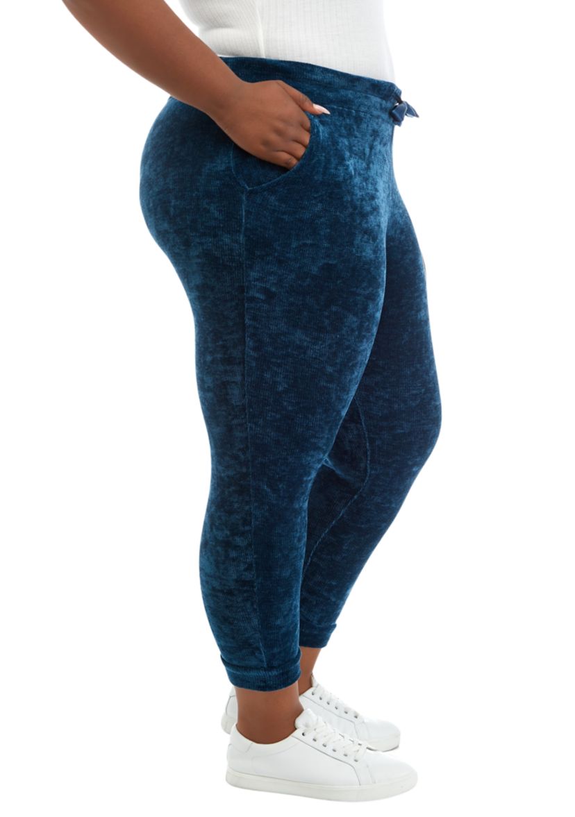 Plus Size Smocked Waistband Joggers