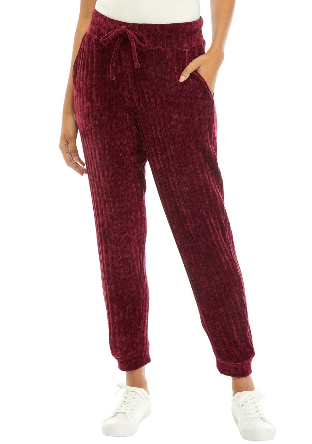 Womens Chenille Joggers