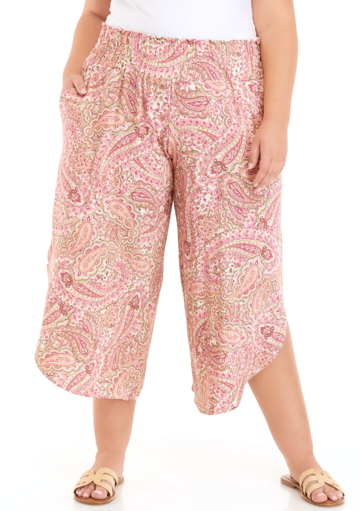 Plus Size Genie Printed Pants