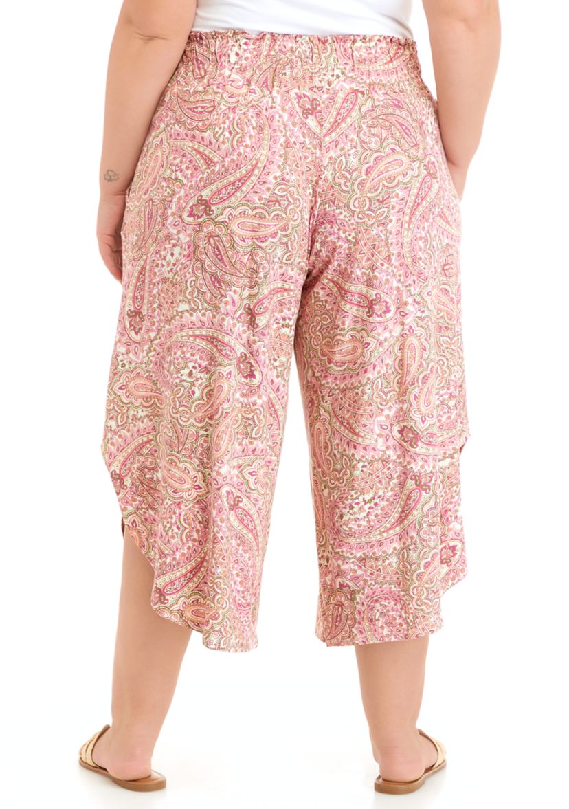 Plus Size Genie Printed Pants