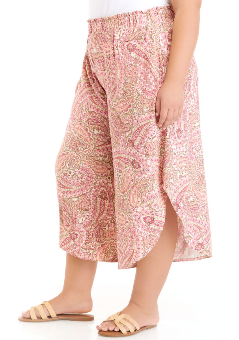 Plus Size Genie Printed Pants