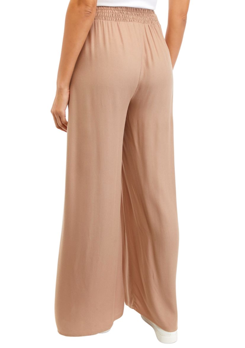 Womens Pull On Wide Leg Pants