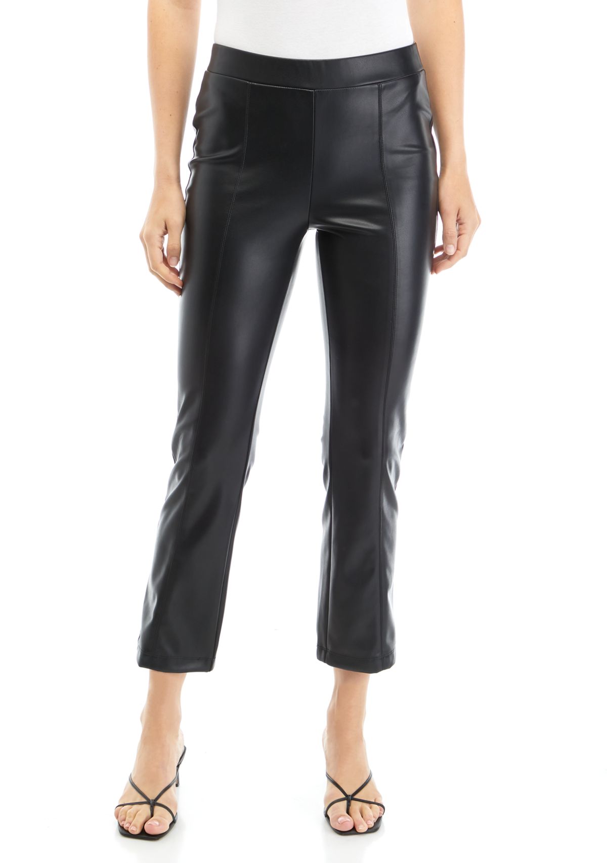 Womens Faux Leather Pants