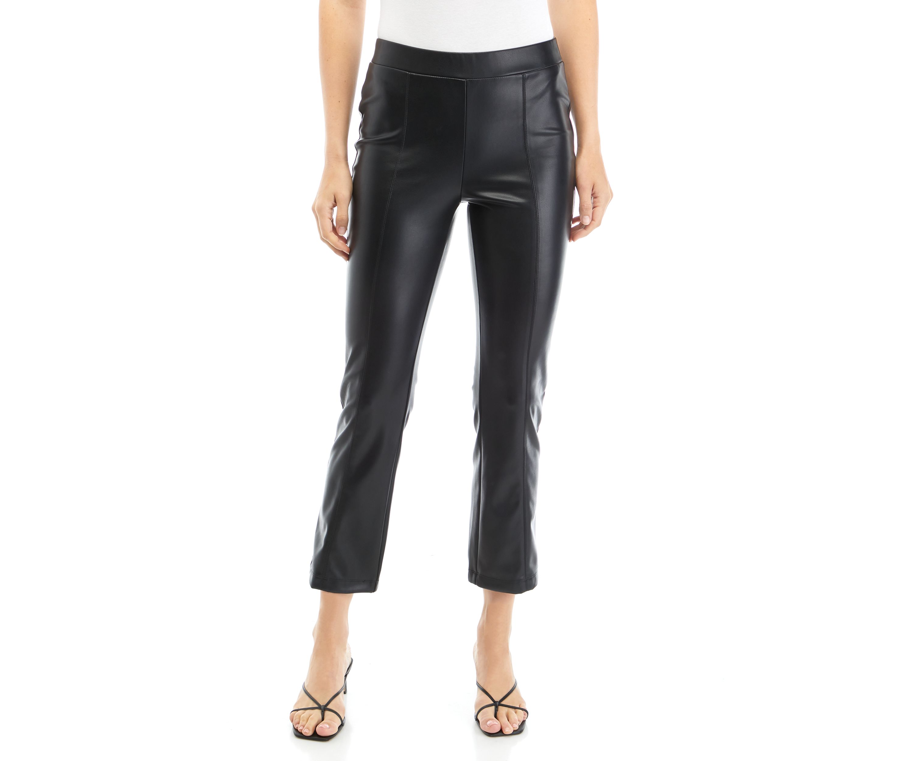 Womens Faux Leather Pants