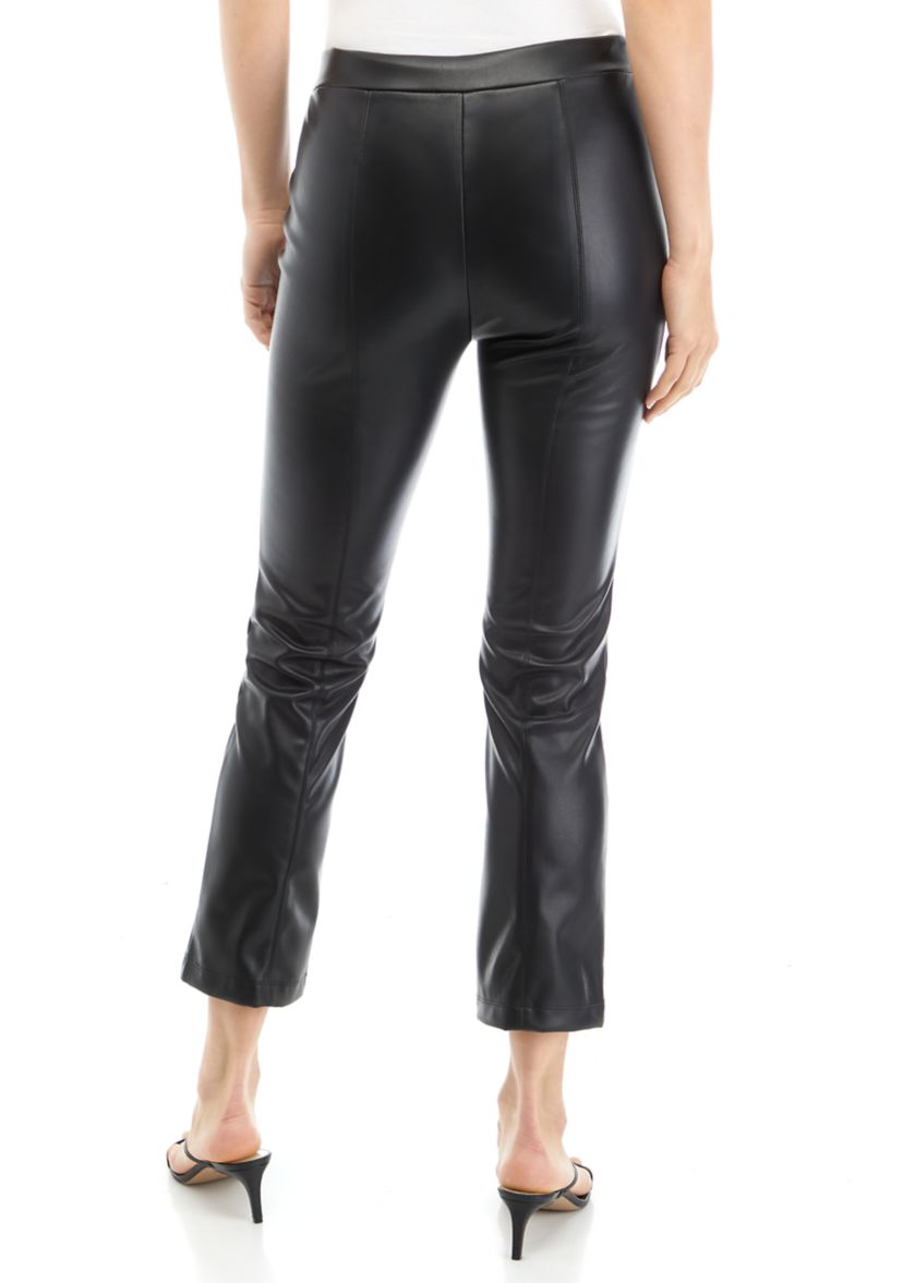 Womens Faux Leather Pants