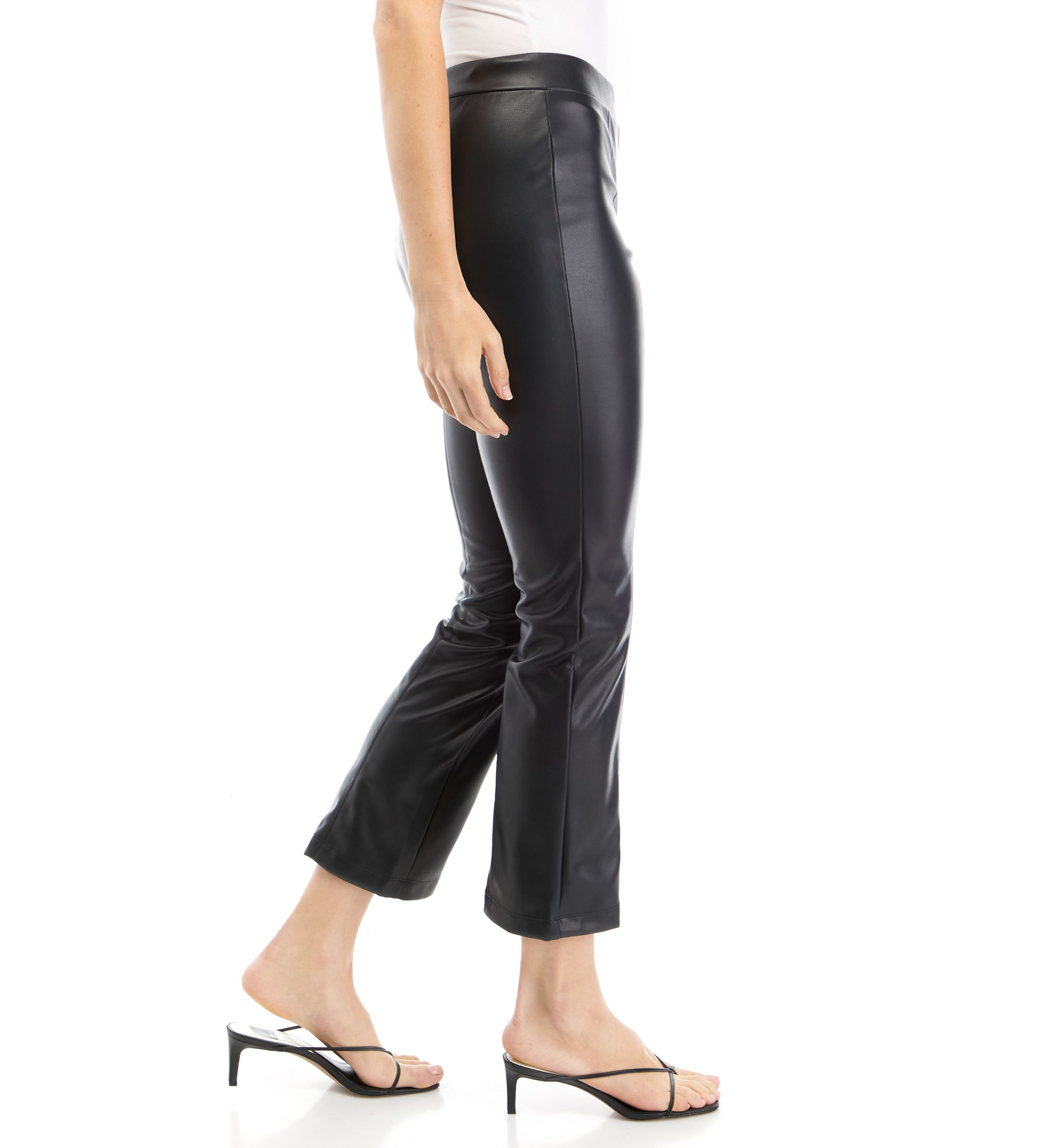 Womens Faux Leather Pants