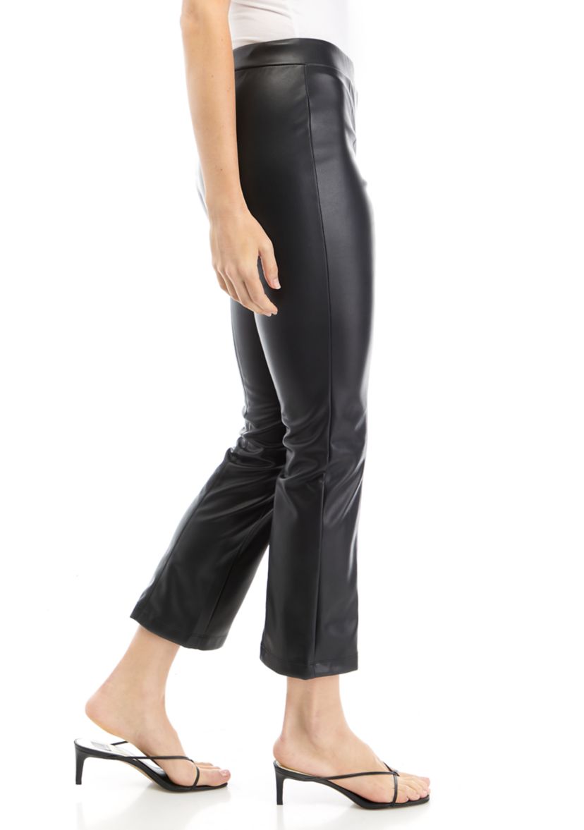 Womens Faux Leather Pants