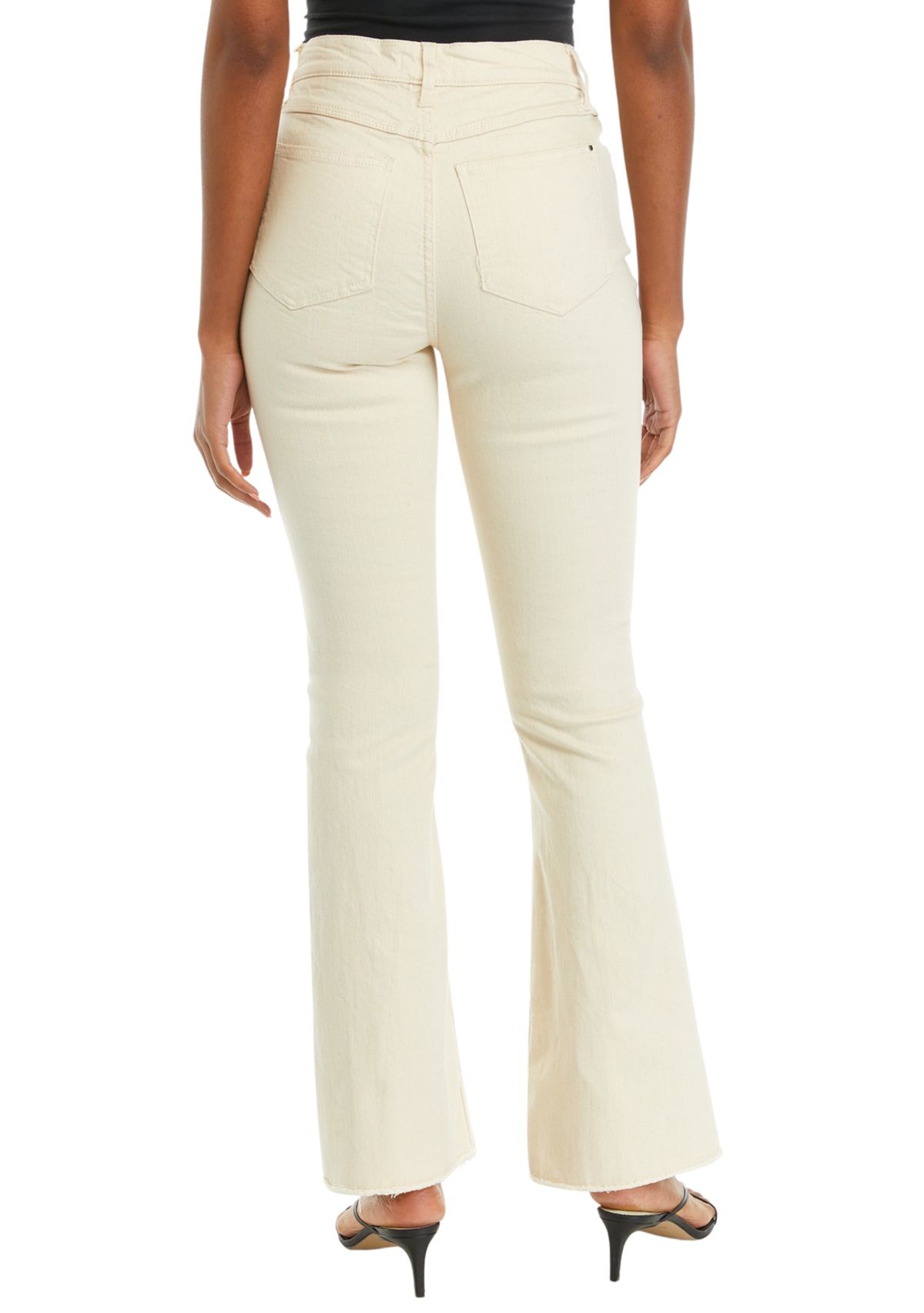 Womens Mid Rise Bootcut Denim Jeans