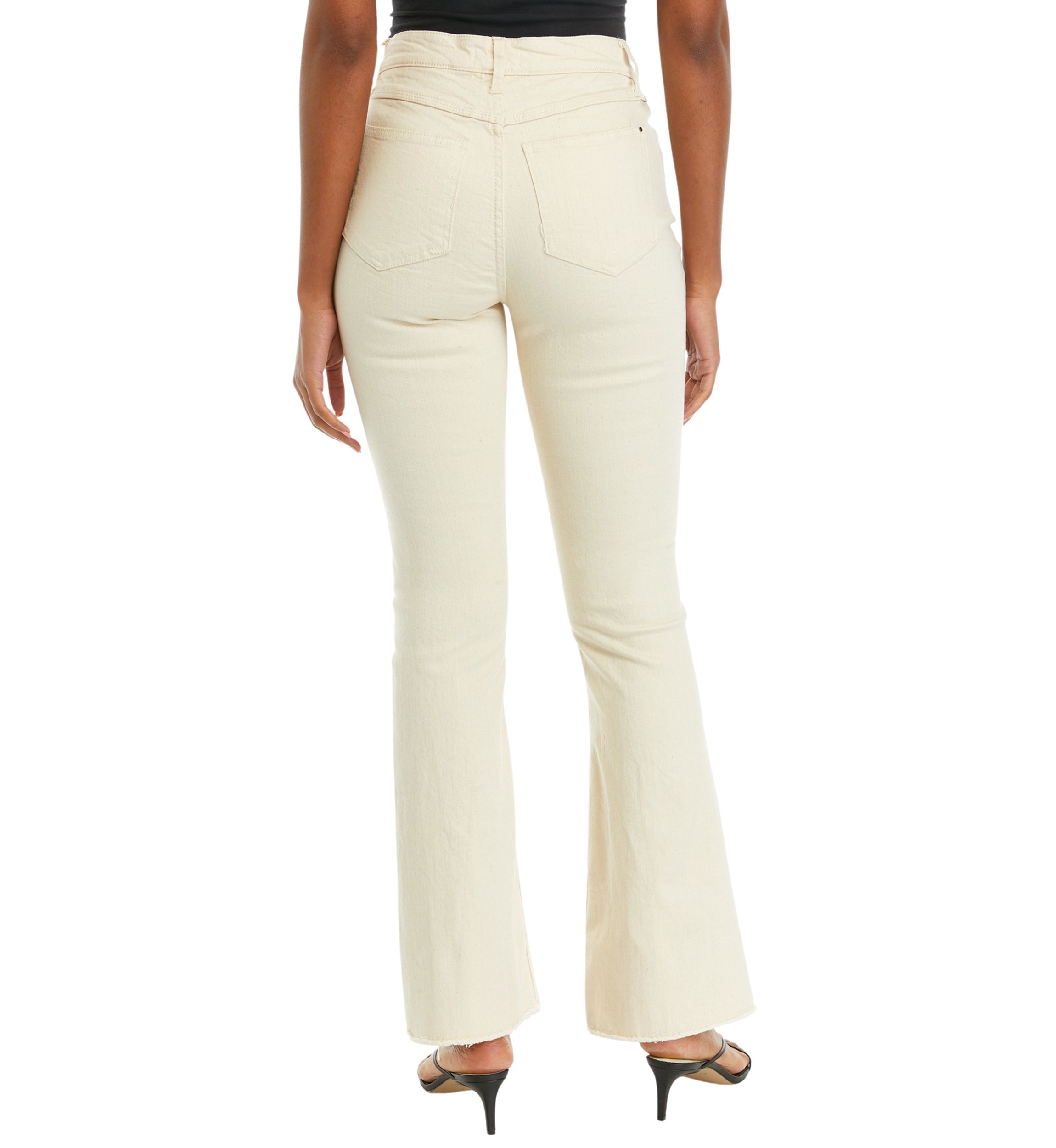 Womens Mid Rise Bootcut Denim Jeans